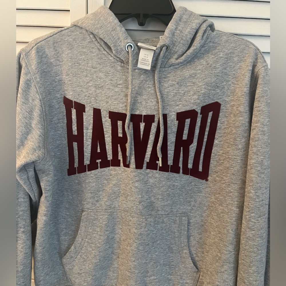 H&M Harvard Gray Hoodie